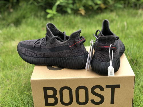 Authentic Yeezy 350 V2 Boost Black/Grey(correct version)