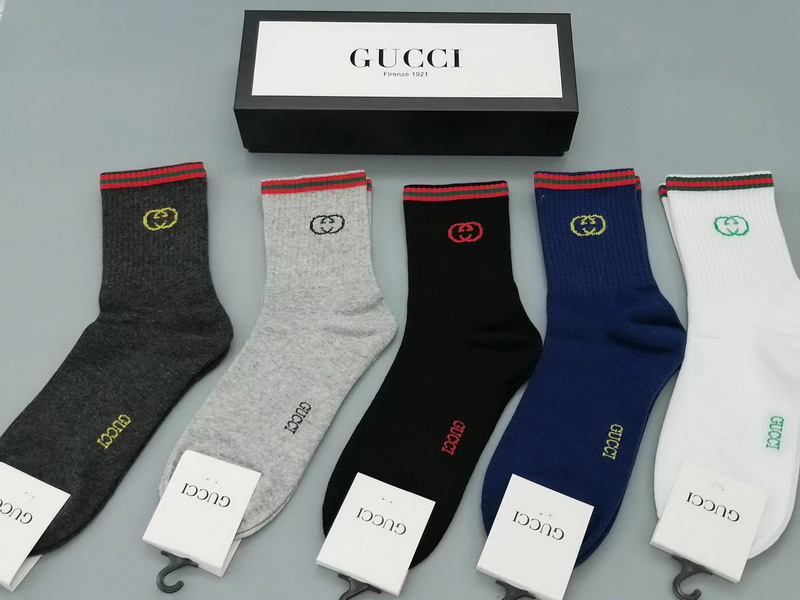 Gucci Socks(5 pairs)-358