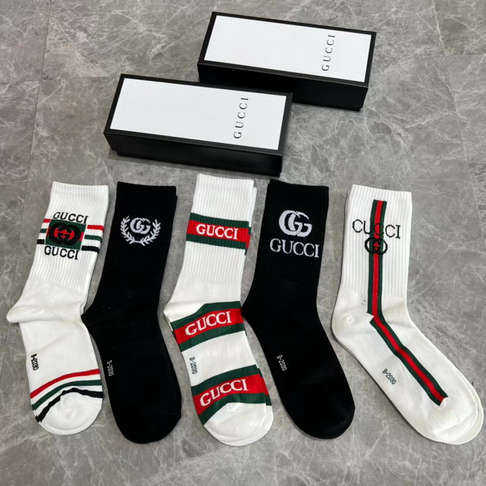 Gucci Socks(5 pairs)-354