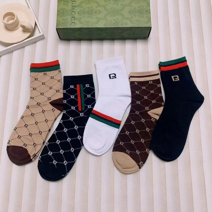 Gucci Socks(5 pairs)-352