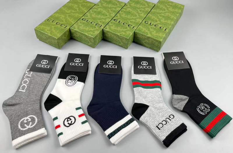 Gucci Socks(5 pairs)-350